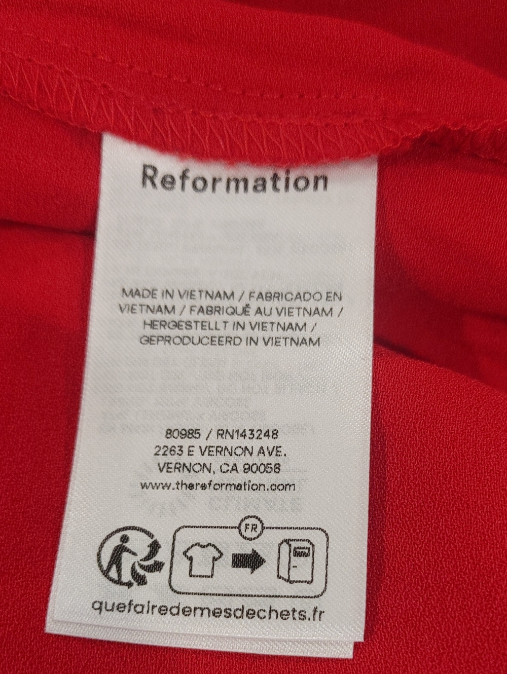 Reformation Red Maxi Dress - Picture 10 of 11